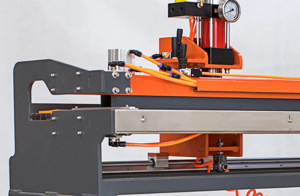 pneumatic pvc pu belt finger punching machine ta1000 2100