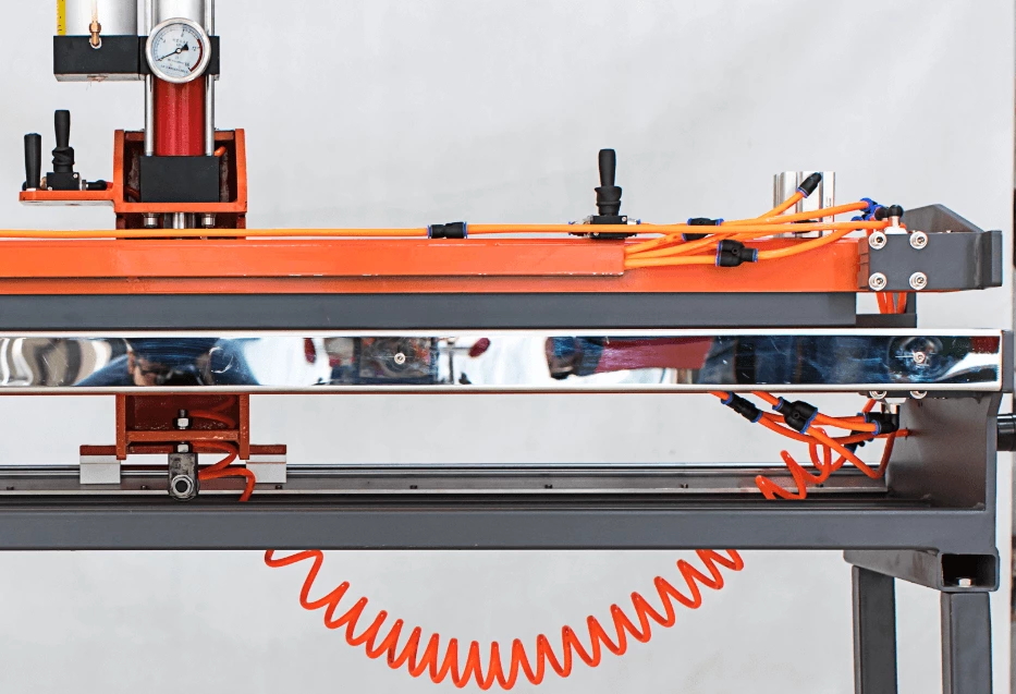 pneumatic pvc pu belt finger punching machine ta1000 2100
